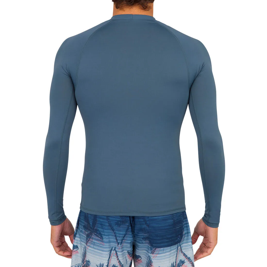 100 Men's Long Sleeve UV Protection Surfing Top T-Shirt