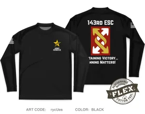 143rd ESC Core Men's LS Flex Performance Tee - rycUes