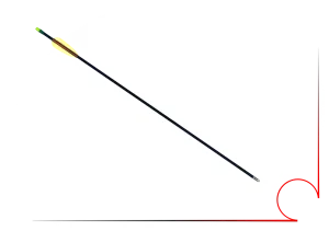 28" Youth Archery Arrows 3pk