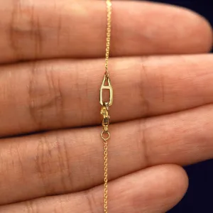 3 Diamond Cable Necklace
