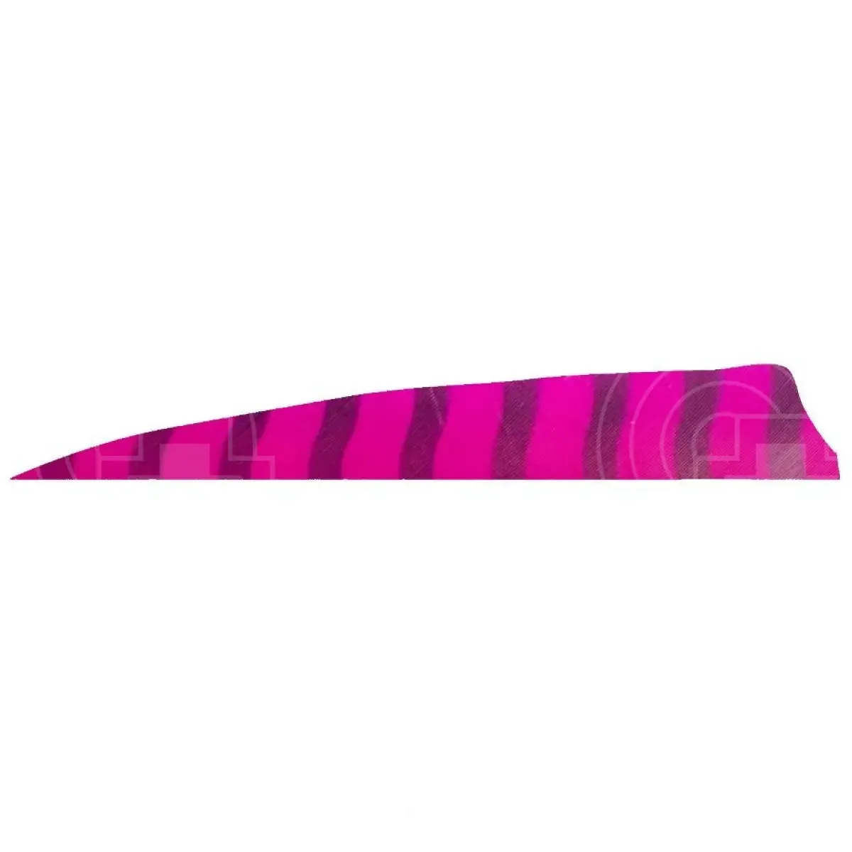 4.0” Barred Feathers Shield Cut (RW)