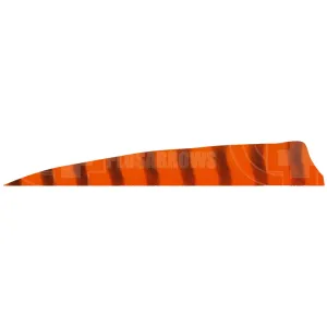 4.0” Barred Feathers Shield Cut (RW)