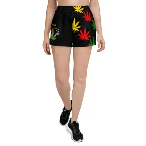 420 Don't Kill My Vibe Women's Athletic Short Shorts