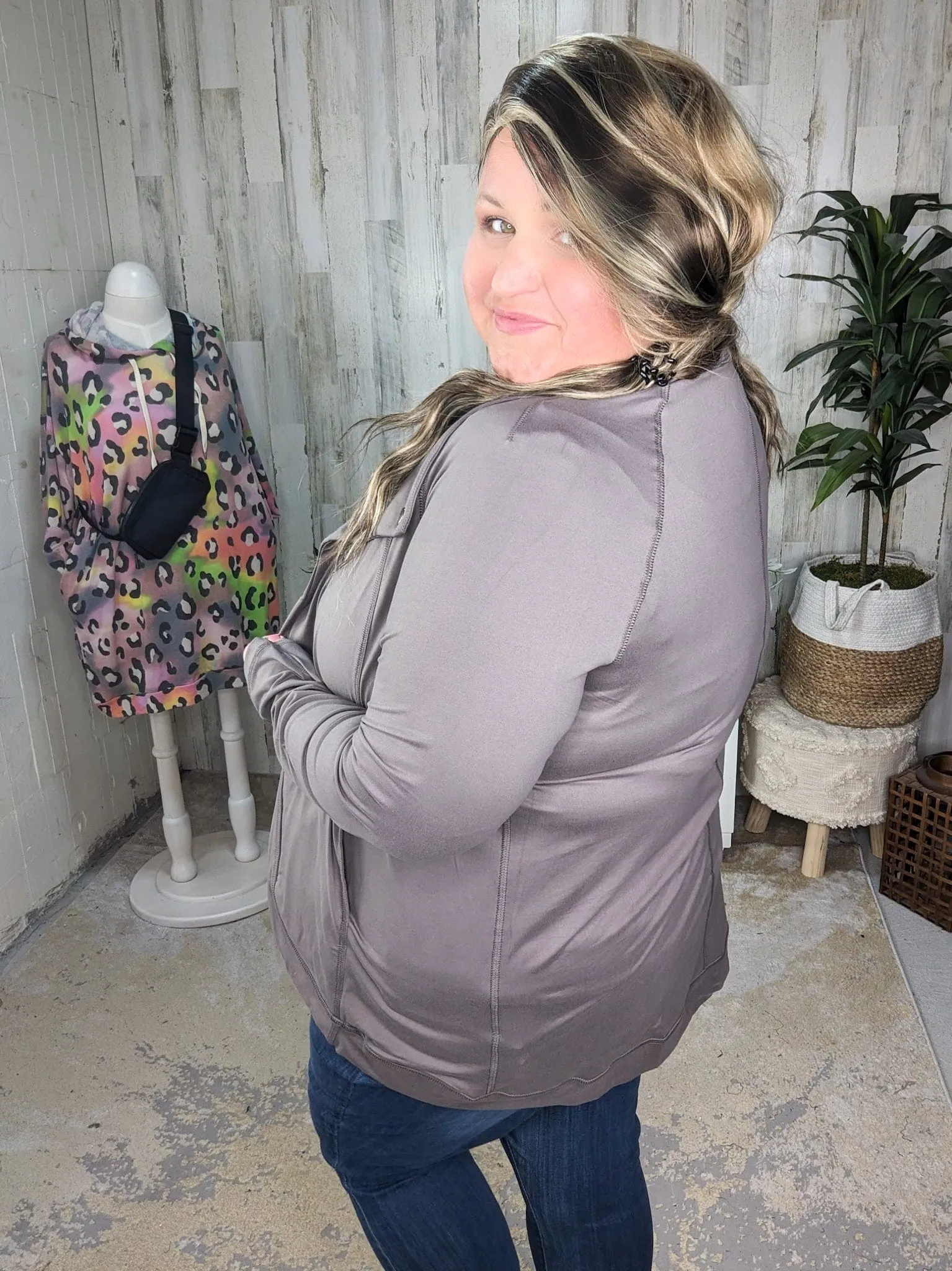 Abigail Athletic Asymmetrical Cardi Jacket (many colors!)