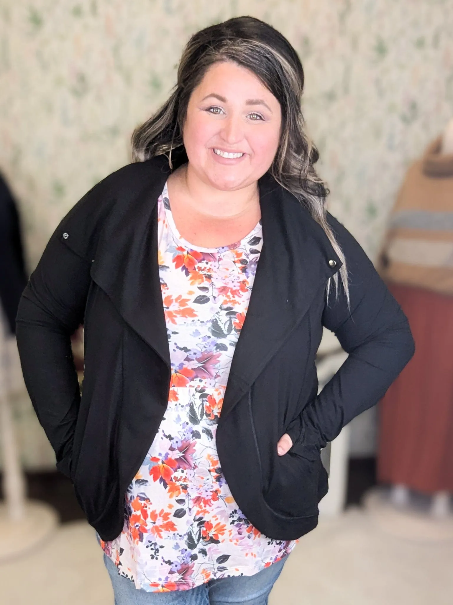 Abigail Athletic Asymmetrical Cardi Jacket (many colors!)