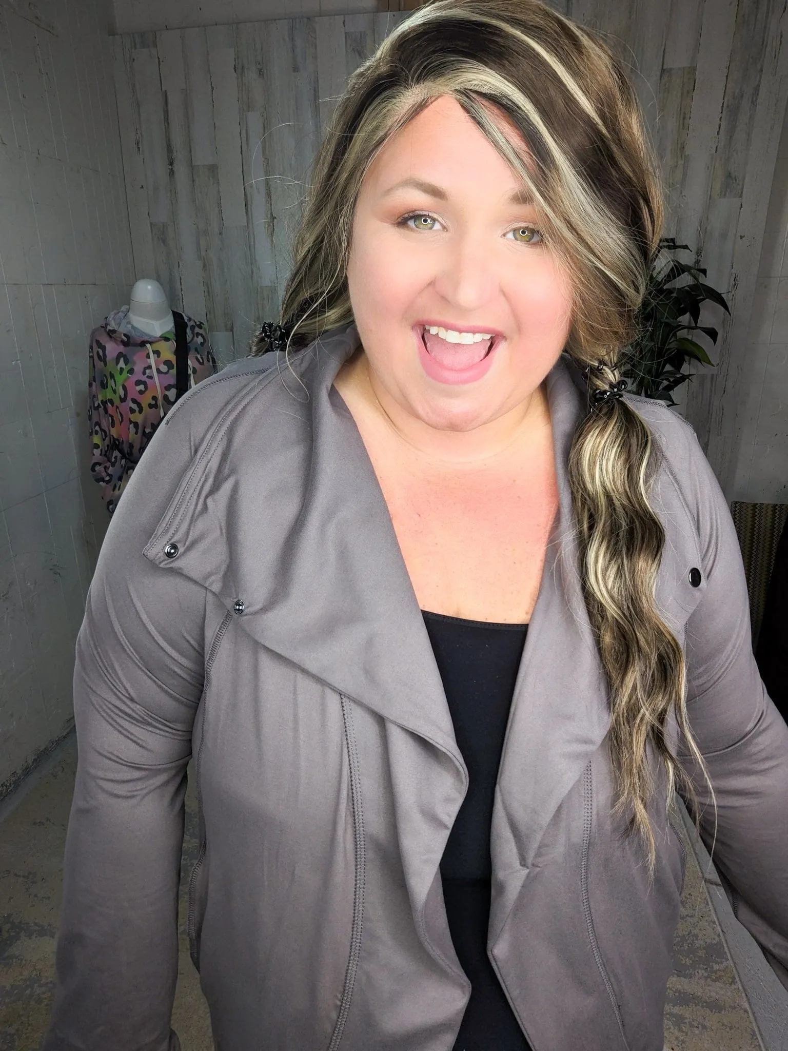 Abigail Athletic Asymmetrical Cardi Jacket (many colors!)