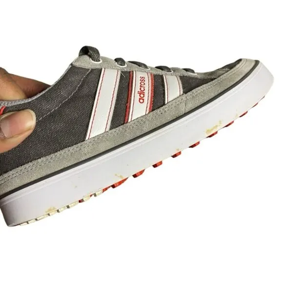 Adidas Adicross Men's Gray Low Cut Spikeless Golf Shoes