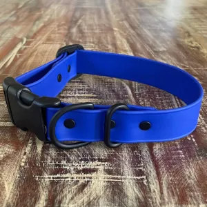 Adjustable Waterproof Collar : Royal   Black