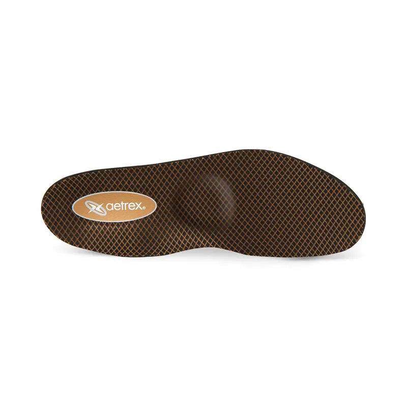Aetrex Men's Compete Posted Orthotics With Metatarsal Support for Flat & Low Arches