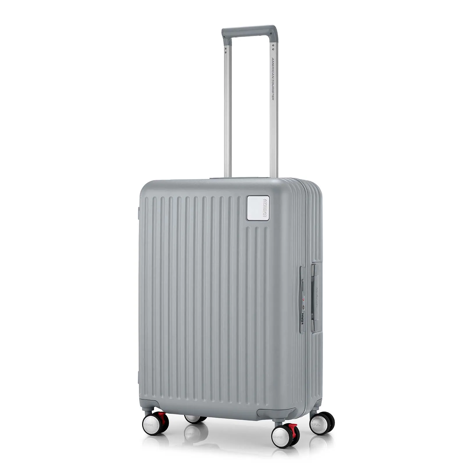American Tourister Lockation 65cm Suitcase Light Silver