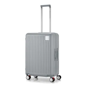American Tourister Lockation 65cm Suitcase Light Silver