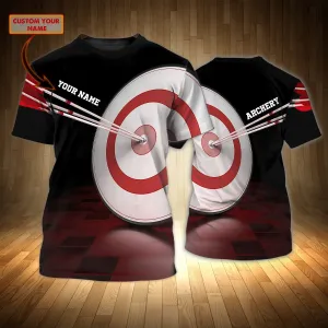 Archery E - Personalized Name 3D T Shirt - TD96