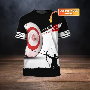 Archery - Personalized Name 3D T Shirt - Nsd99