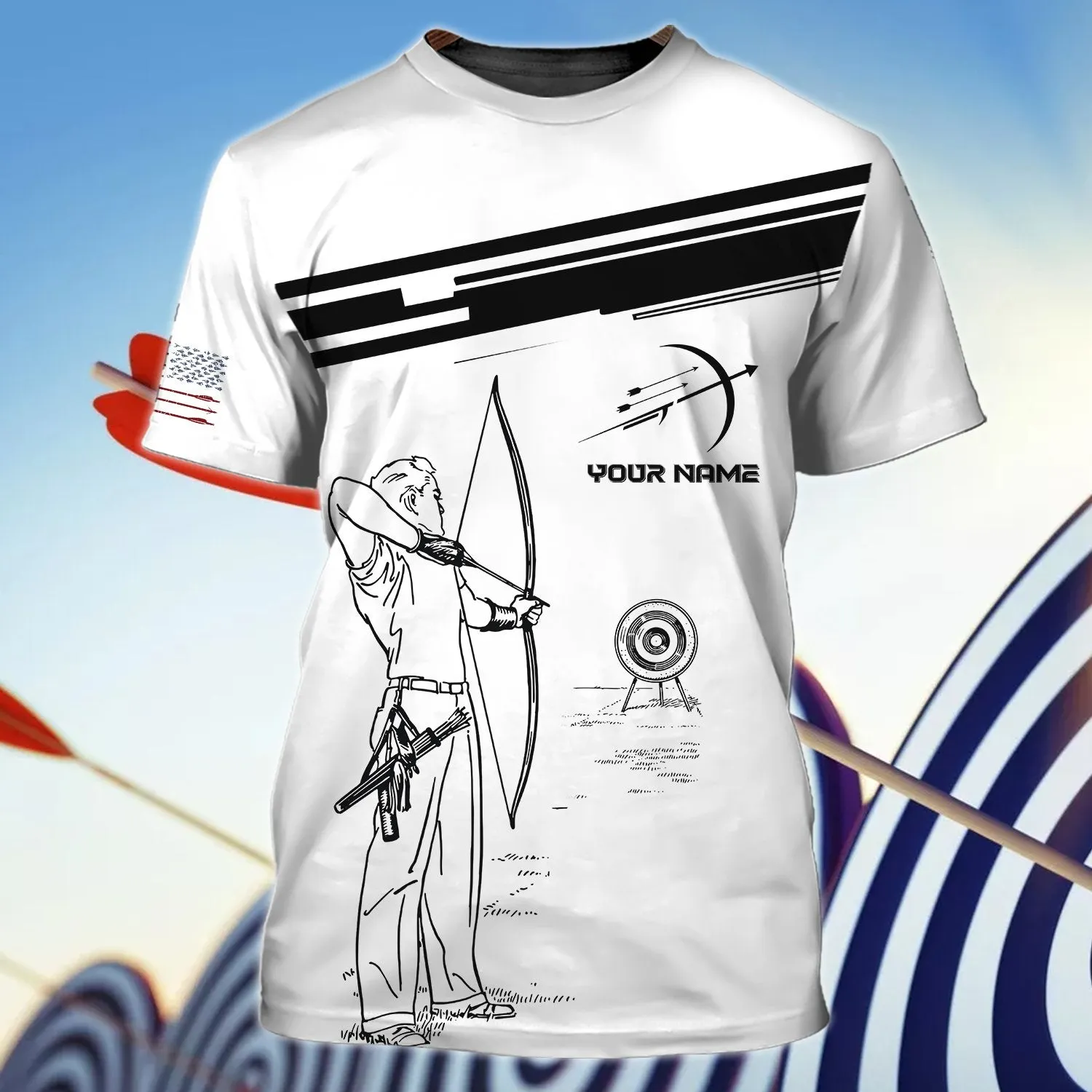 Archery - Personalized Name 3D Tshirt - TD96-188