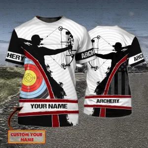 Archery Q - Personalized Name 3D T Shirt - TD96