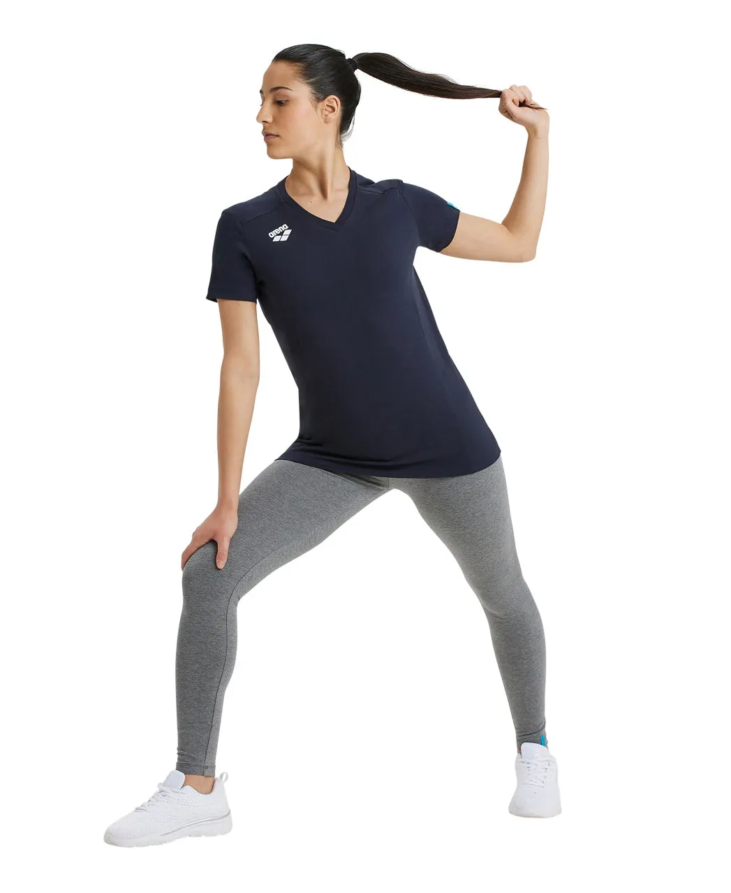 Arena Team Women's Panel T-Shirt - Navy