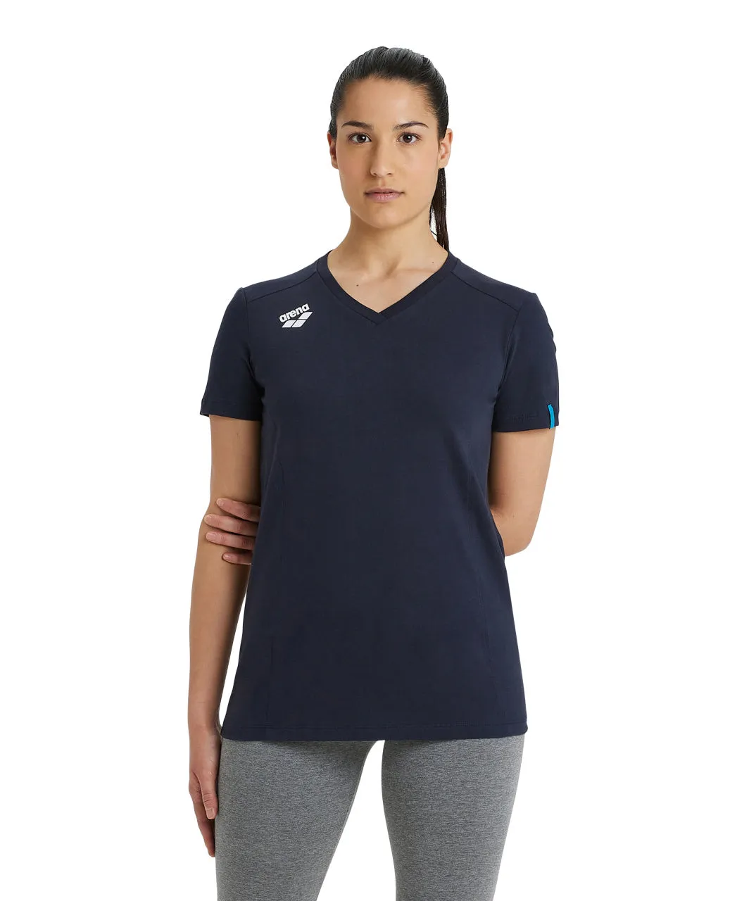 Arena Team Women's Panel T-Shirt - Navy