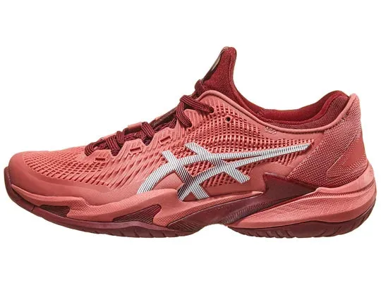 Asics Court FF 3 Light Garnet/White Women's Tennis Shoes - 2023 NEW ARRIVAL