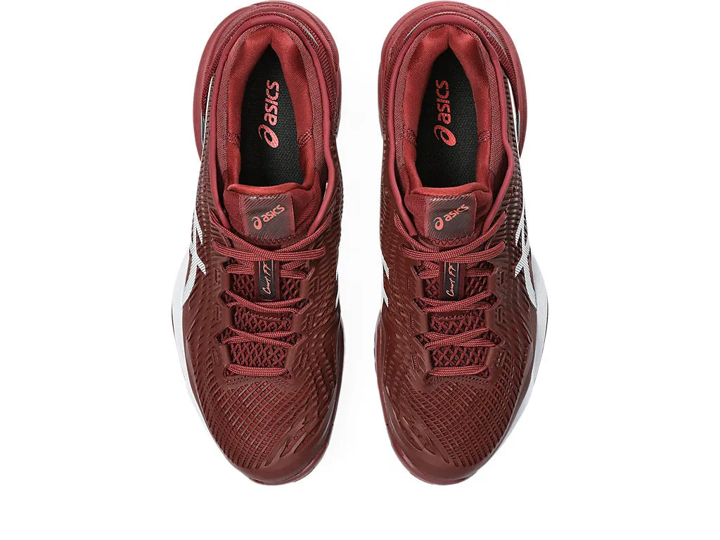 Asics Men's COURT FF 3 CPS Shoes in Antique Red/White