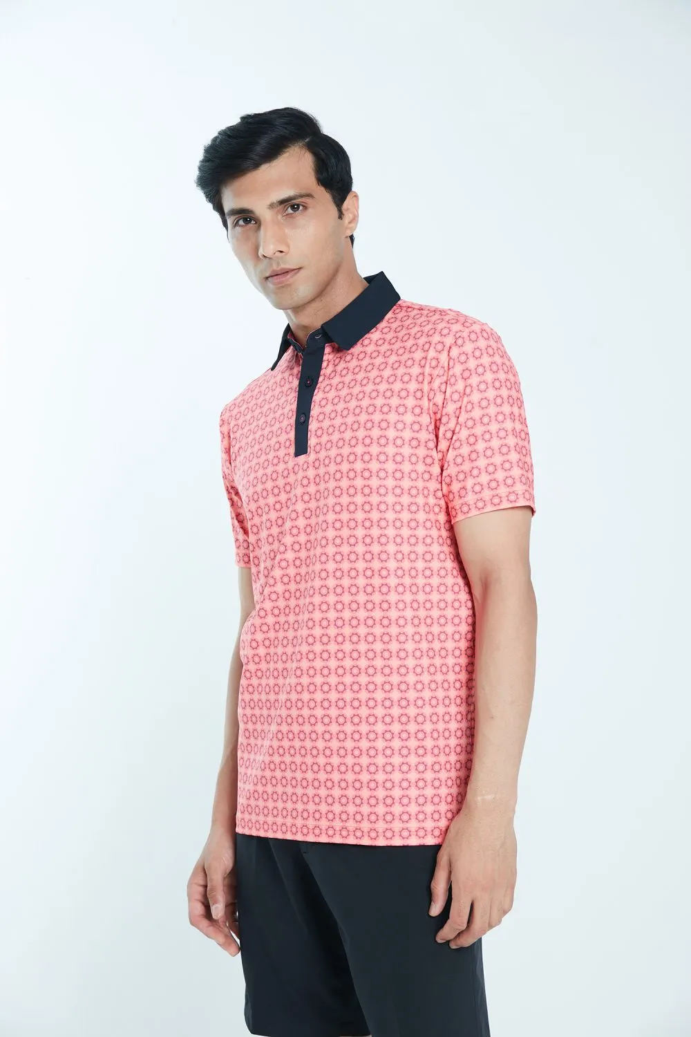 Athletic Drive Mens Polo Orb – Pink