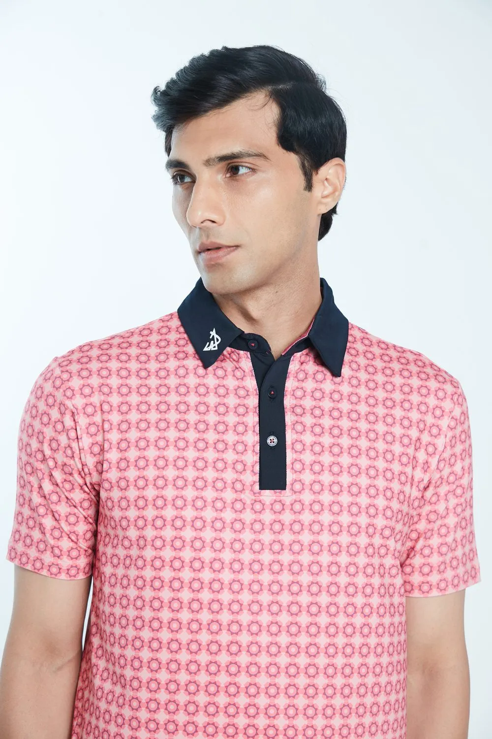 Athletic Drive Mens Polo Orb – Pink