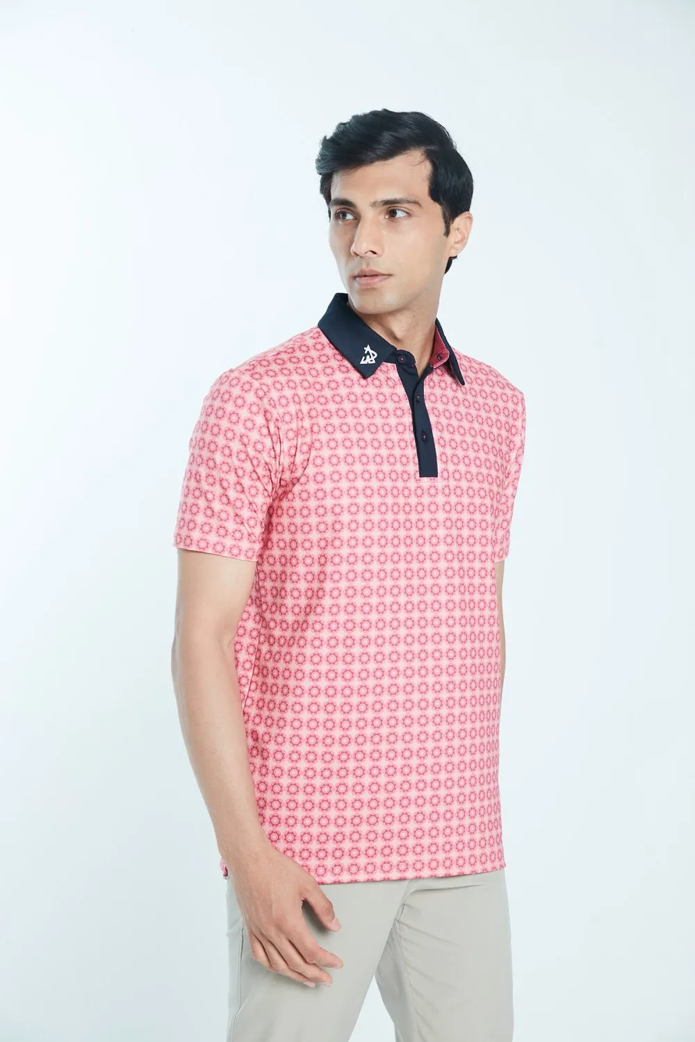 Athletic Drive Mens Polo Orb – Pink
