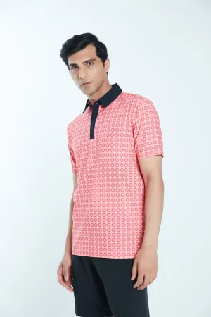 Athletic Drive Mens Polo Orb – Pink