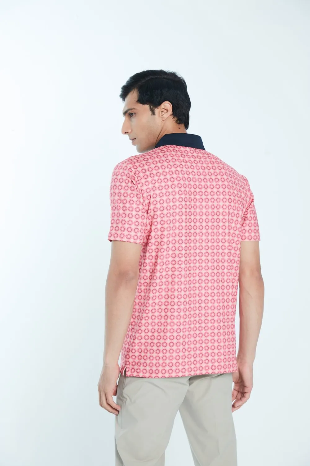 Athletic Drive Mens Polo Orb – Pink