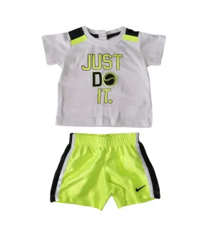 BABY BOY SIZE 6/9 MONTHS - NIKE, 2 Piece Matching Summer Outfit EUC B6
