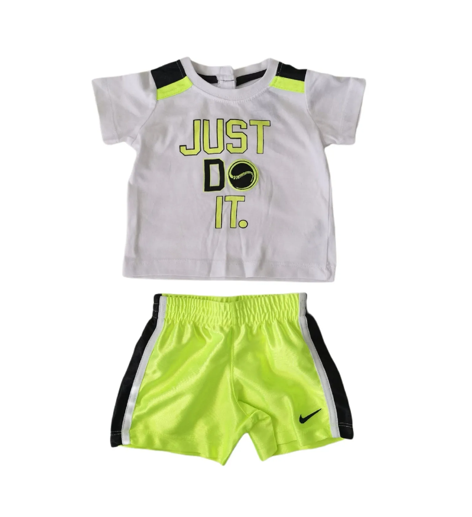 BABY BOY SIZE 6/9 MONTHS - NIKE, 2 Piece Matching Summer Outfit EUC B6