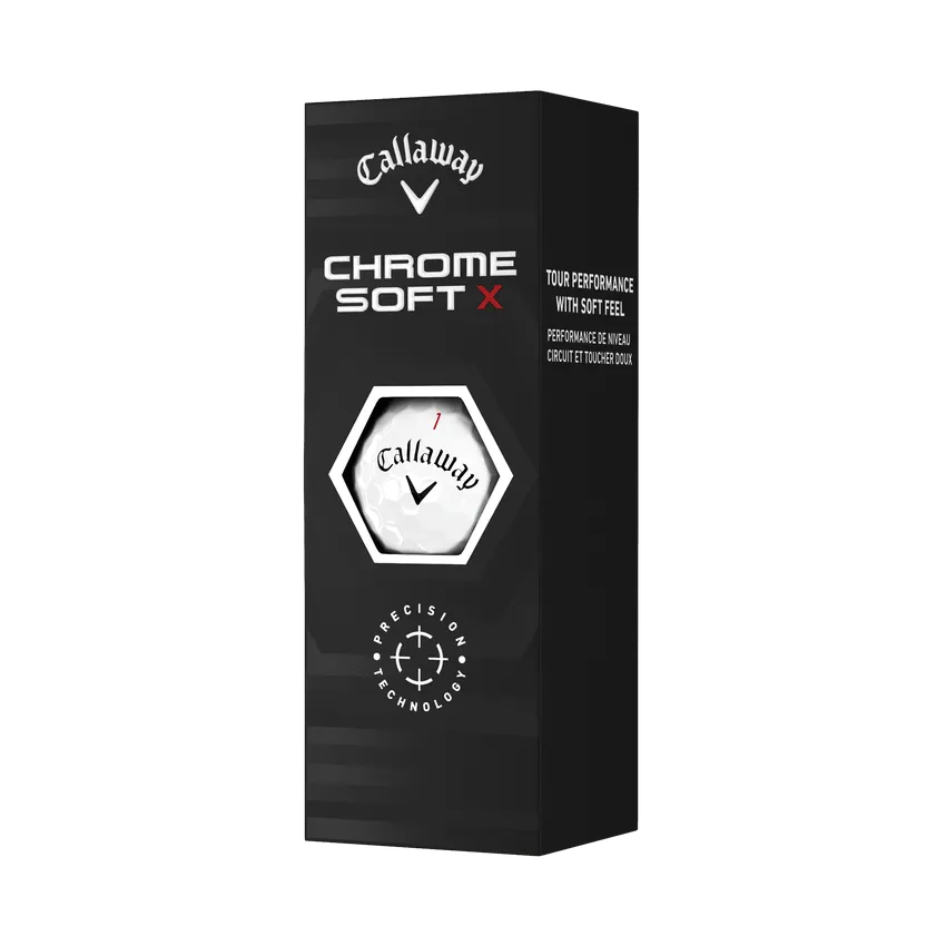 BALLE CALLAWAY CHROME SOFT X 22