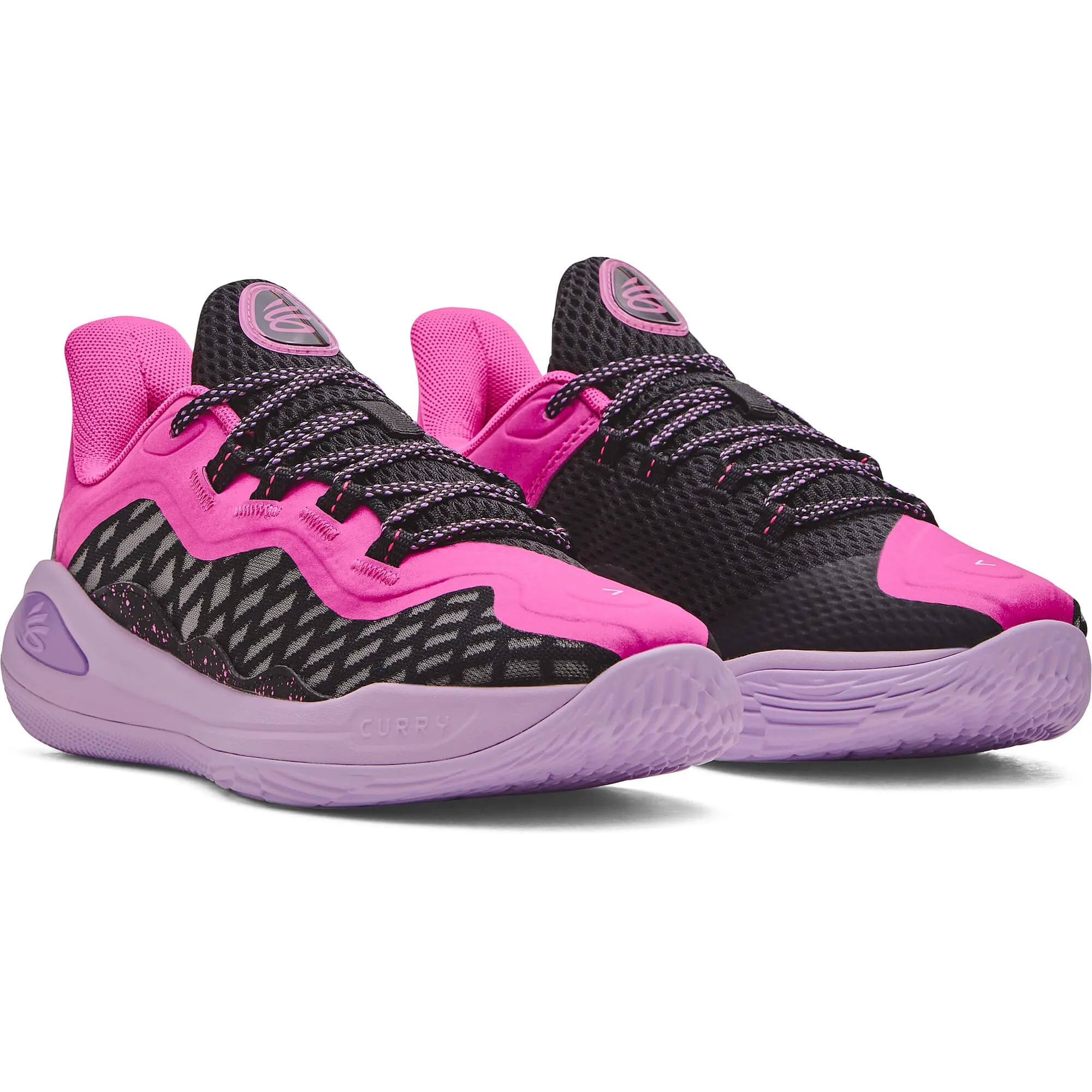 Basketbalové tenisky Under Armour GS CURRY 11 GD PINK/ROSE/VIOLET