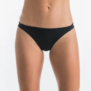 Black ALY swimsuit bottoms with elasticated thin edges