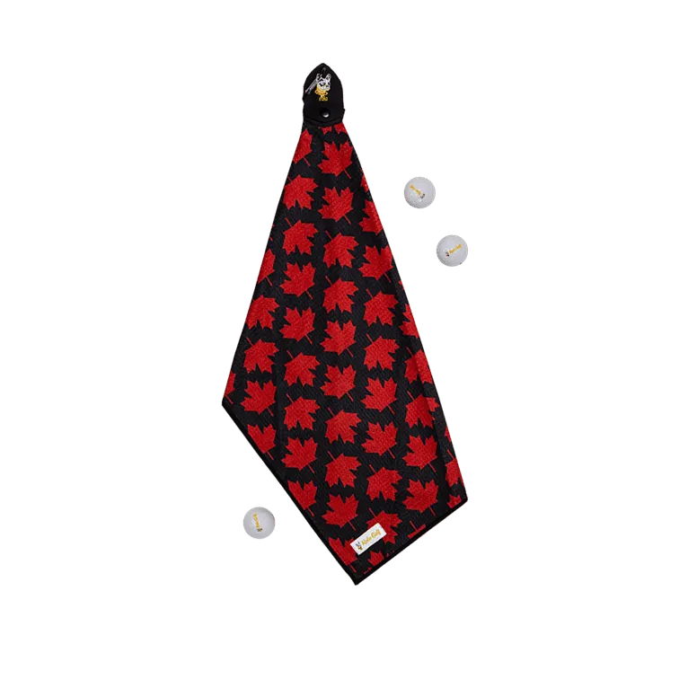 Black Canada Towel
