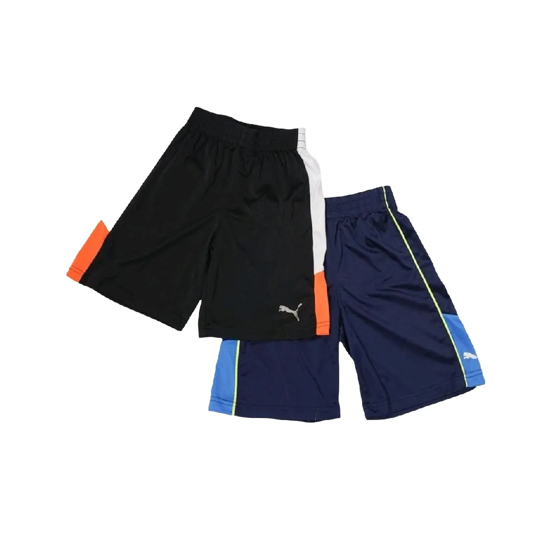 BOY SIZE 7 YEARS - PUMA, Athletic Shorts, 2 Pack EUC B7