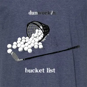 Bucket List Golf Unisex Lightweight Cotton/Poly Blend SS Tee