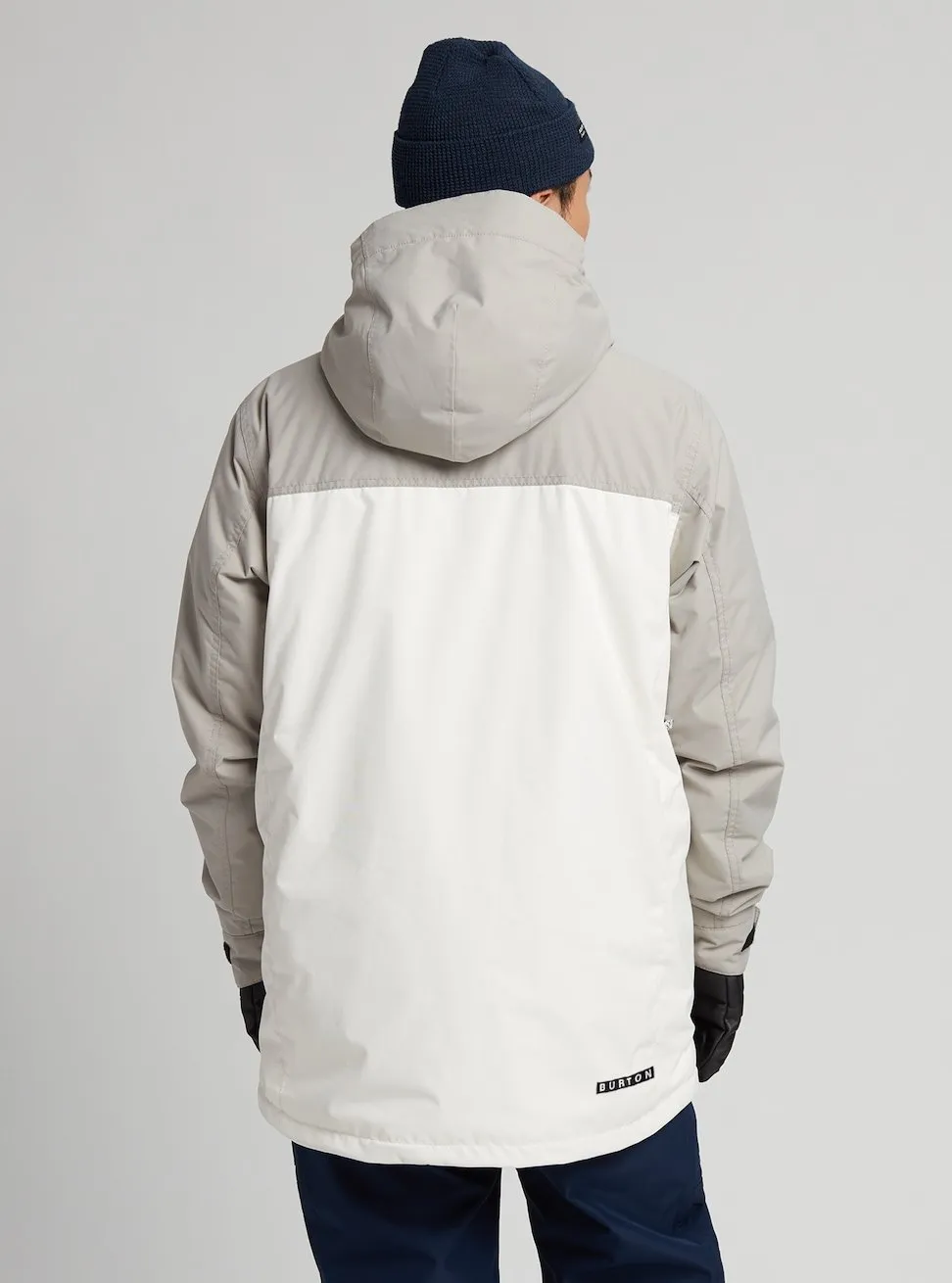 Burton Covert Mens Jacket ron Grey / Stout White
