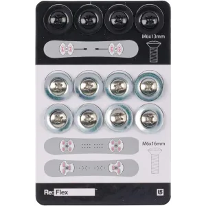 BURTON M6 Hardware set - Silver