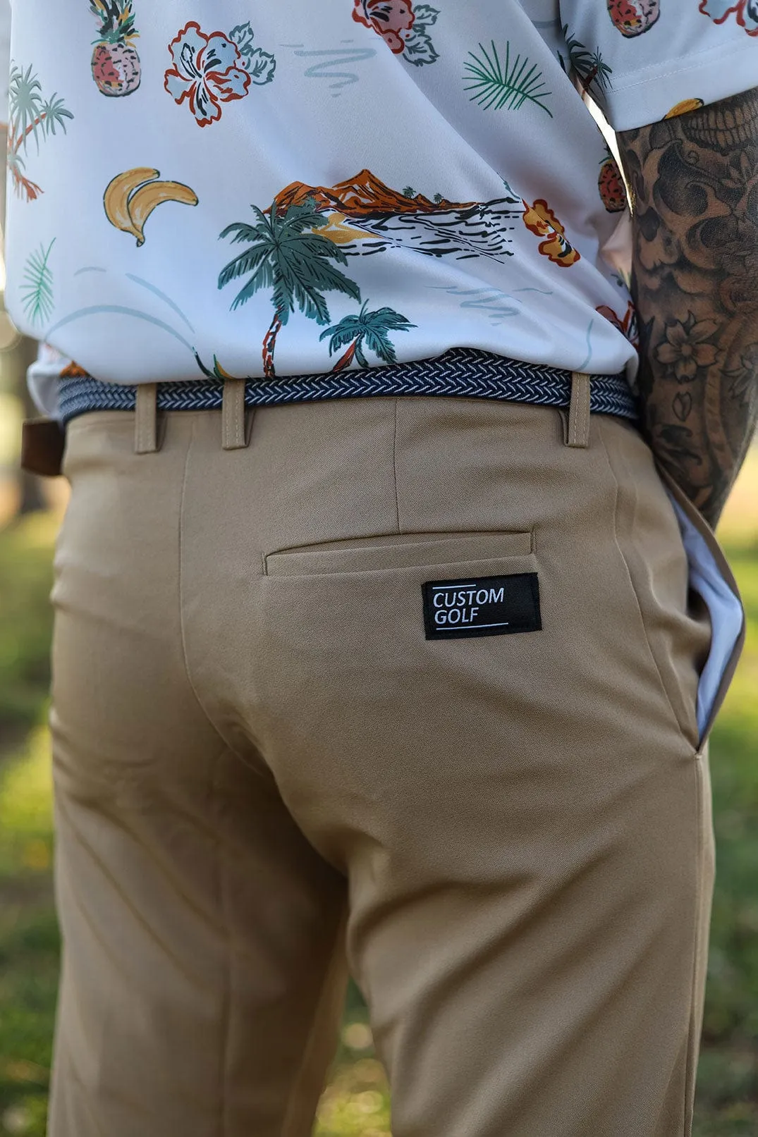 CA Flow Golf Longs | Khaki