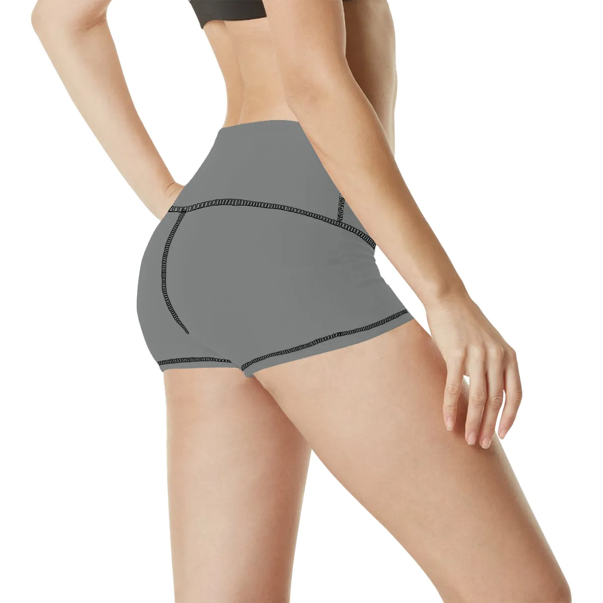 Cash Vision Yoga Shorts - Grey