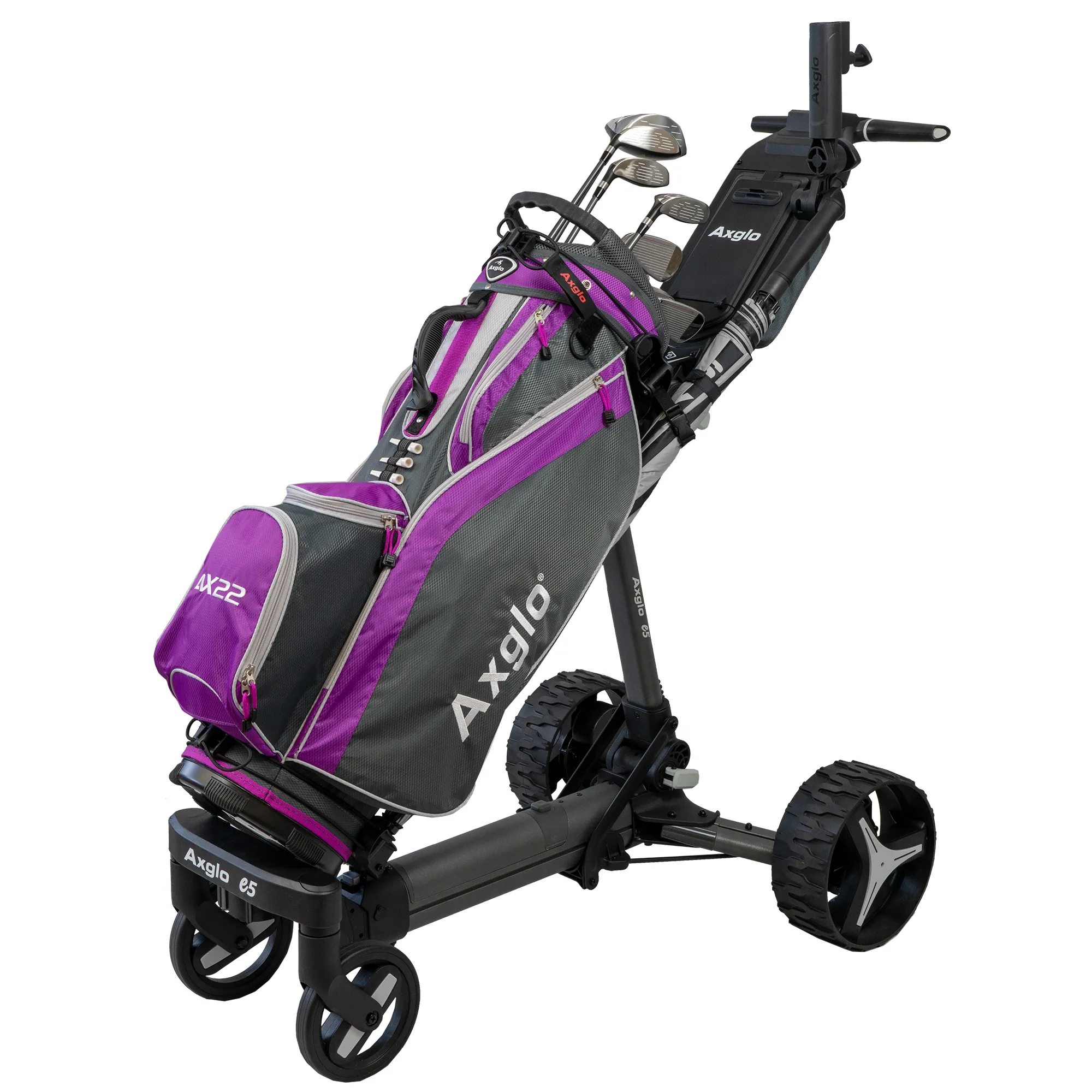 CHARIOT ÉLECTRIQUE AXGLO E5 FOLLOW ME   REMOTE