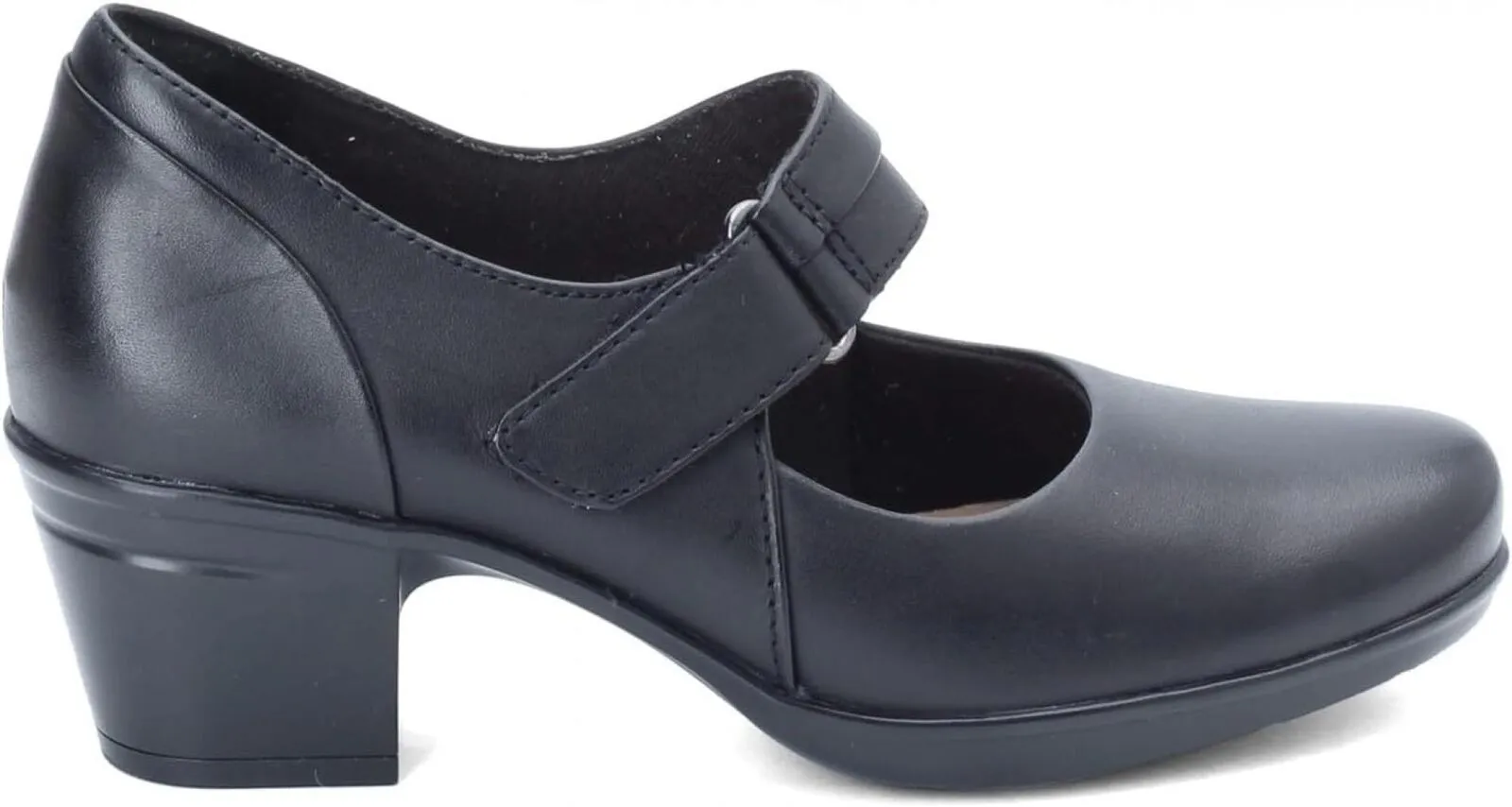 Clarks Women's Emslie Lulin Dress Pump Shoes 26129221 Black 7.5M
