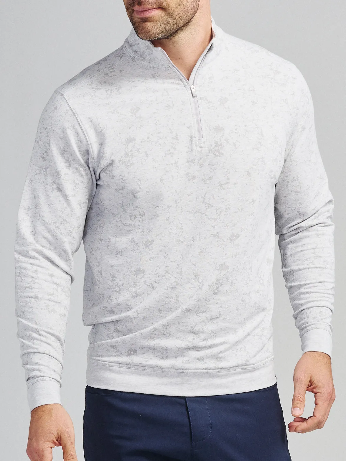 Cloud French Terry Print Quarter Zip