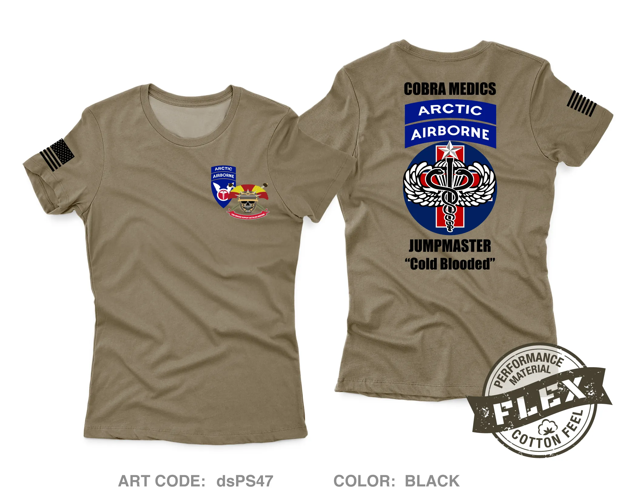 Cobra Medics 725 BSB Core Women's SS Flex Performance Tee - dsPS47