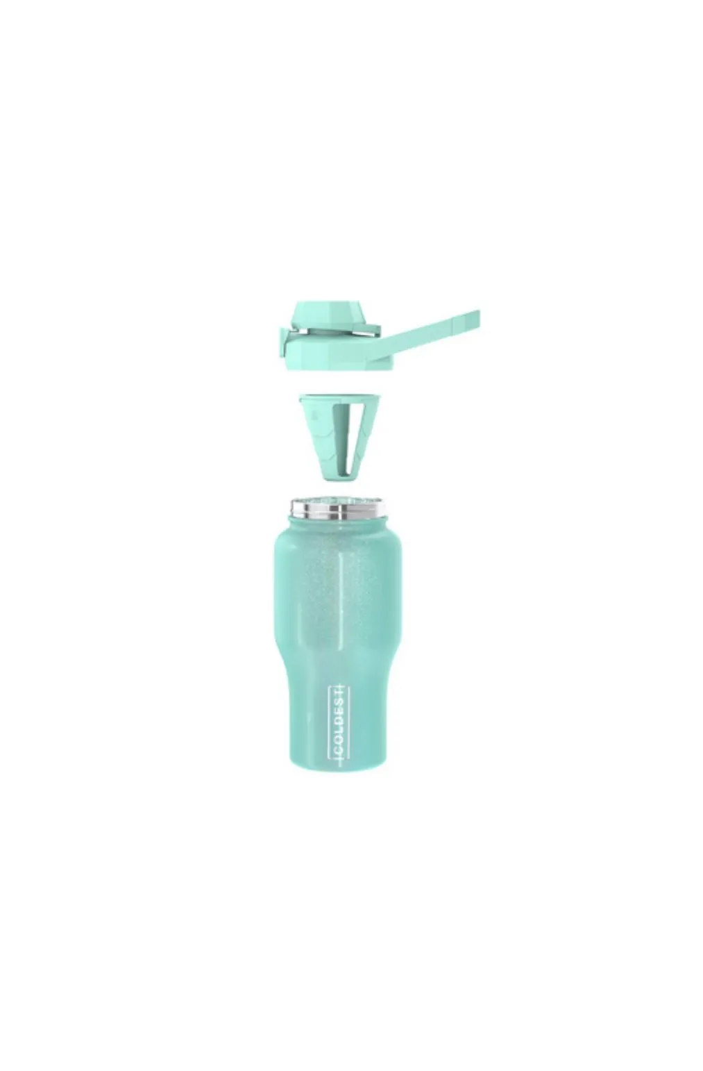 Coldest 770 ml Universal Bottle | Astronaut Green Glitter (26 OZ)