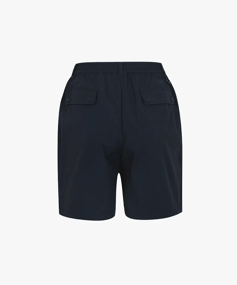 CREVE NINE: Mesh Mix Banding Pants - Charcoal