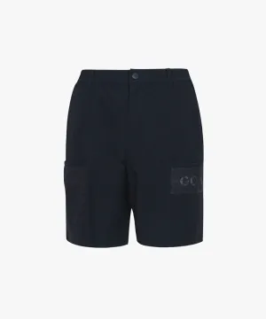 CREVE NINE: Mesh Mix Banding Pants - Charcoal