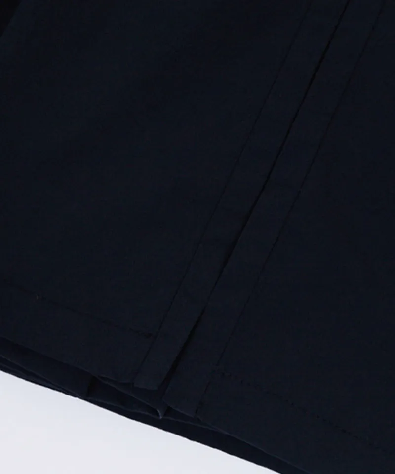CREVE NINE: Pocket Point Banding Skirt - Black