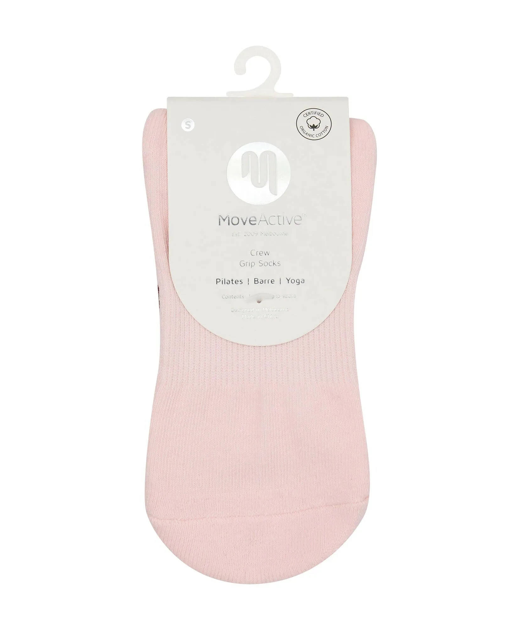 Crew Non Slip Grip Socks - Sweetheart Stripes