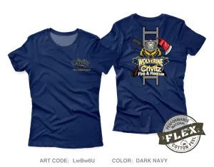 Crivitz fire and rescue Core Women's SS Flex Performance Tee - LwBw6U